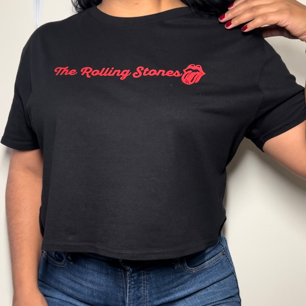 The Rolling Stones Crop Top